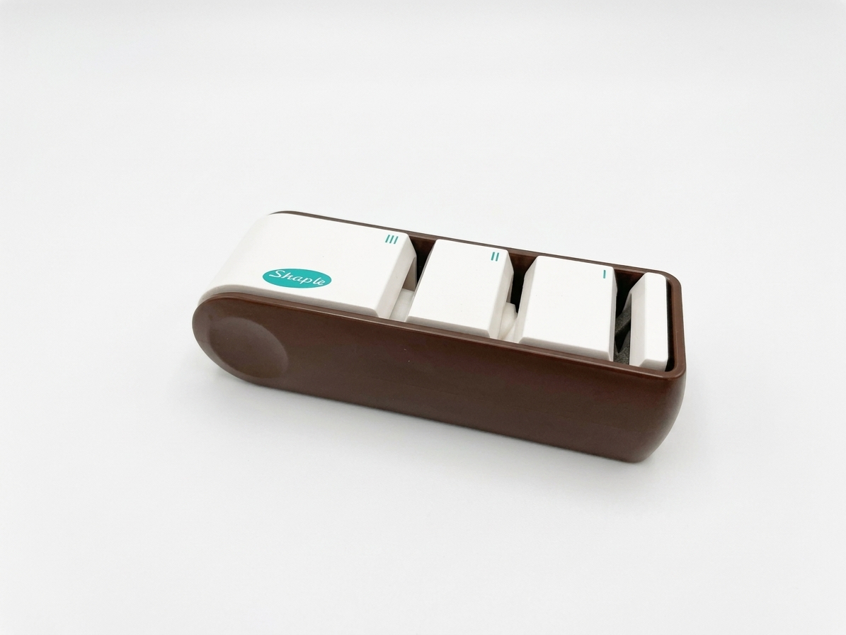 Sharpener with the Handle Cover closed